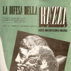 1938 – LO STATO ITALIANO EMANA LE LEGGI RAZZIALI