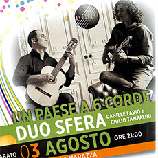 UN PAESE A 6 CORDE – 3 AGOSTO