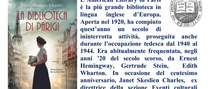 Gruppo di Lettura – La biblioteca di Parigi