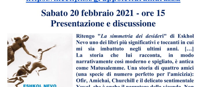 Gruppo di lettura: La simmetria dei desideri – FONDAZIONE MARAZZA