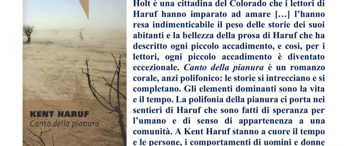 Gruppo di Lettura – Canto della pianura