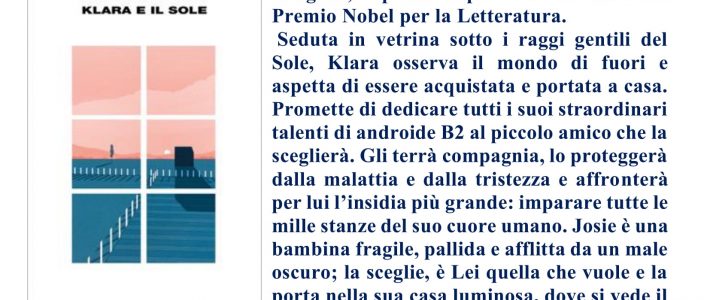 Gruppo di Lettura – Klara e il sole