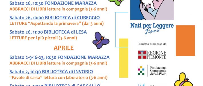 Calendario primaverile delle letture “Nati per Leggere”