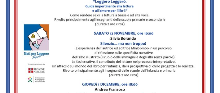 Incontri di aggiornamento novembre-dicembre