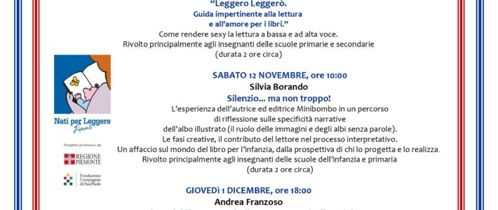 Incontri di aggiornamento novembre-dicembre