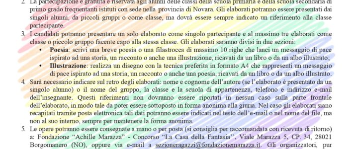 Concorso “La Casa della Fantasia” 2022/23 Concorso “La Casa della Fantasia” 2022/23