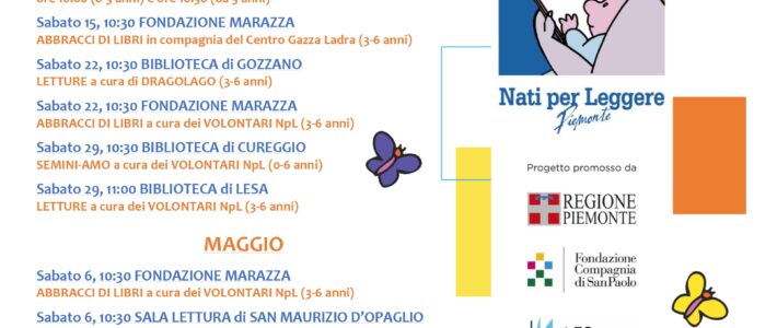 Calendario letture NpL aprile-maggio