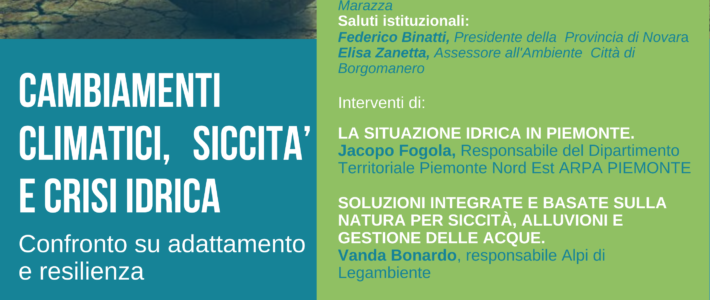 Cambiamenti climatici, siccità e crisi idrica Cambiamenti climatici, siccità e crisi idrica