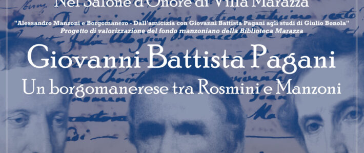 Un borgomanerese tra Rosmini e Manzoni Un borgomanerese tra Rosmini e Manzoni