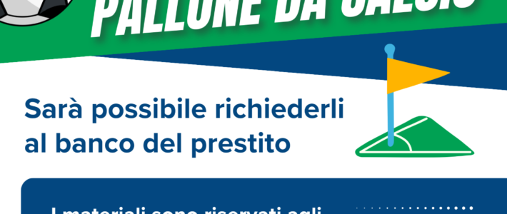 Mini-porte e pallone in prestito