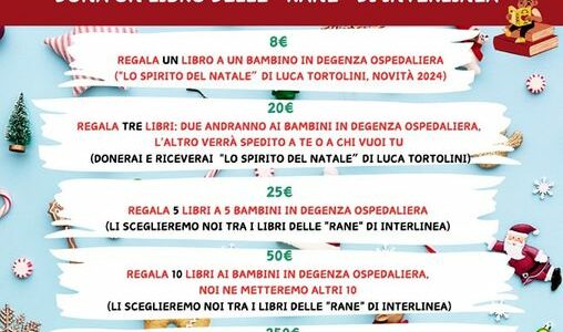 Storie di Natale per i bambini in ospedale