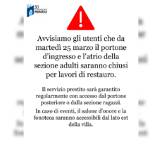 Lavori di restauro