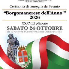 Borgomanerese dell’anno 2026